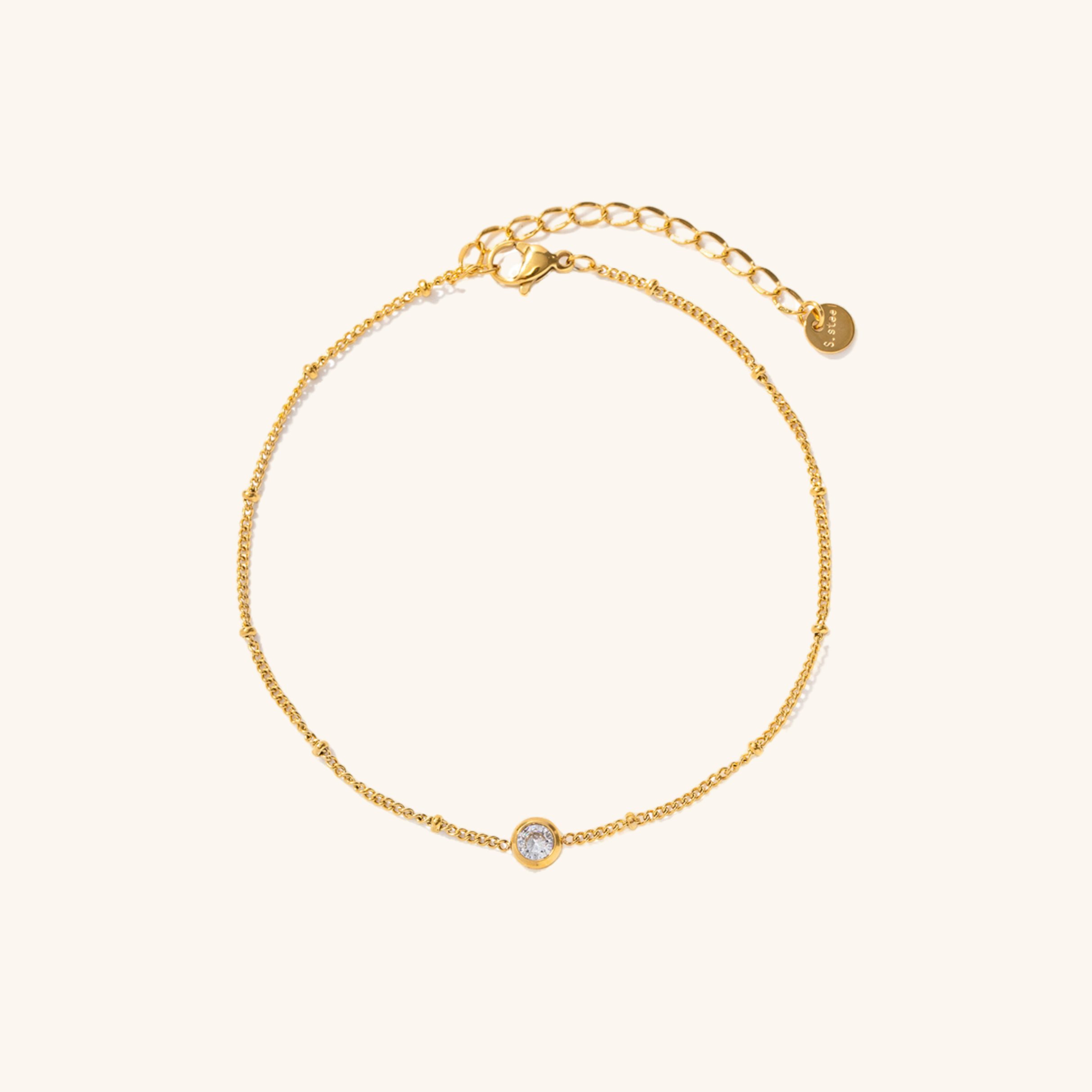Solstice Gold Anklet