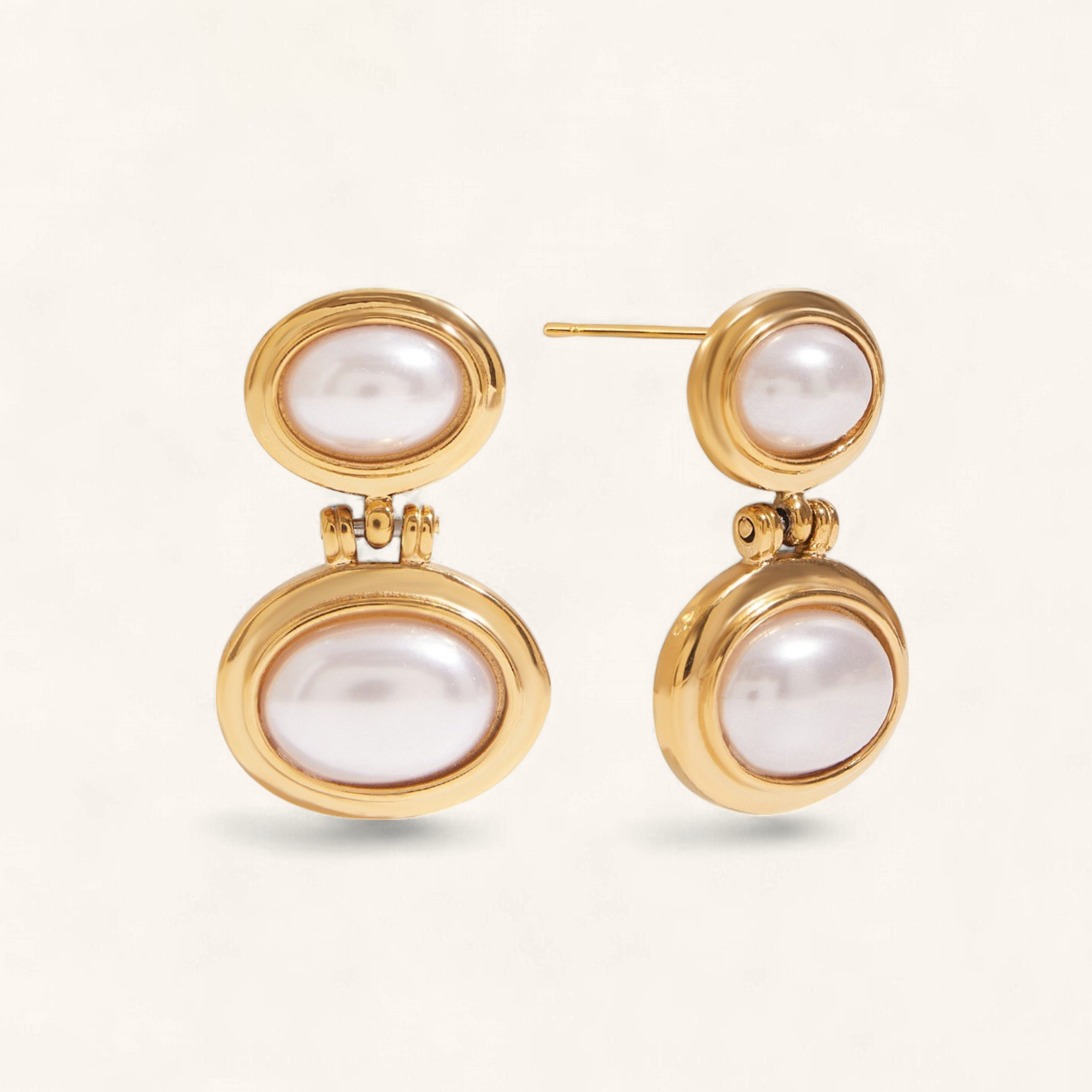 Amalfi Pearls Earrings - Sunshine Collection