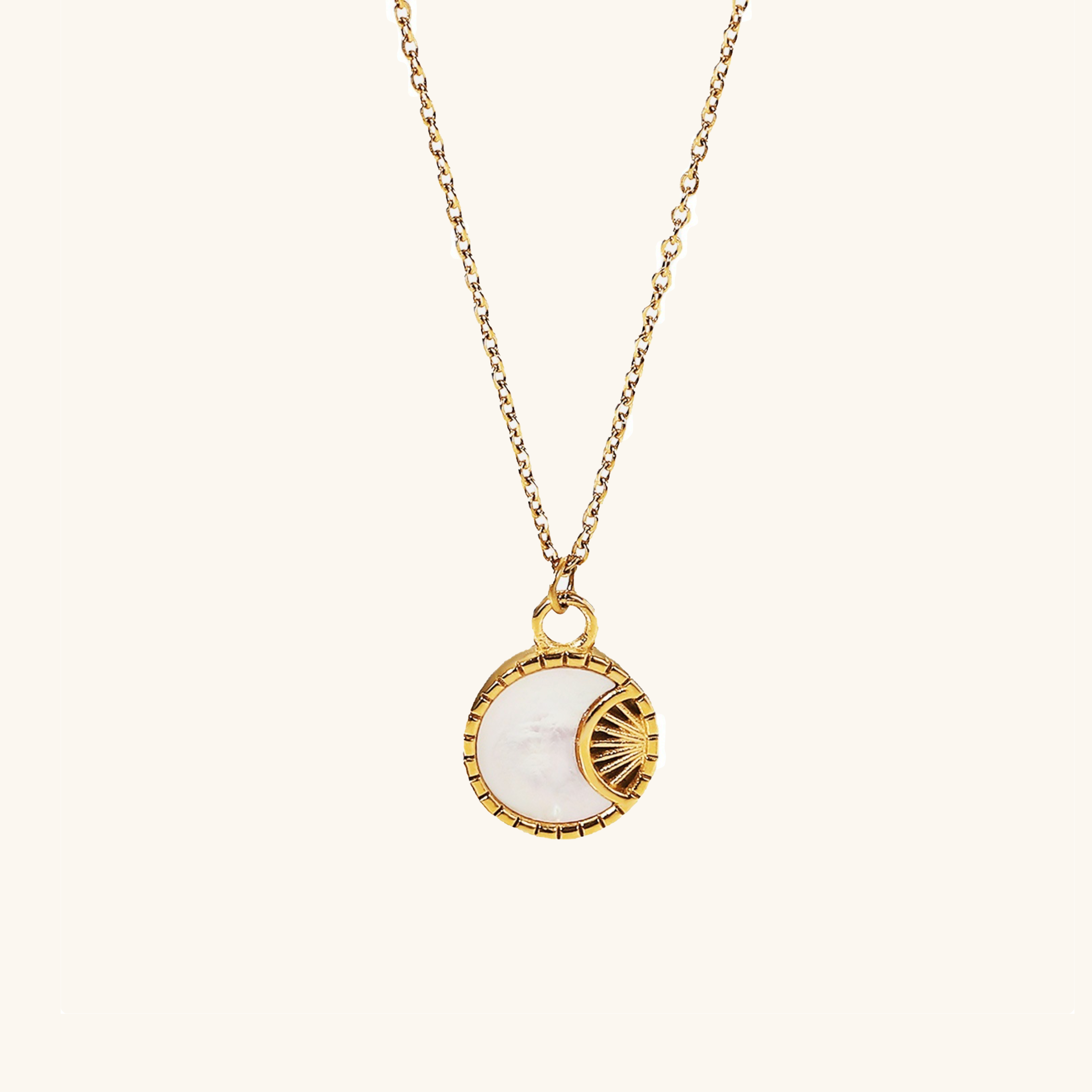 Geometric Pearl Radiance Necklace