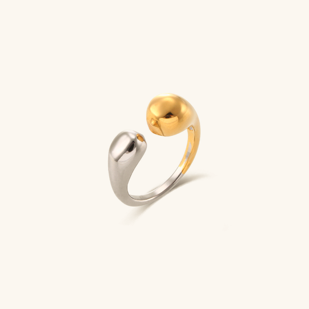 Nova Two-Tone Gold Band