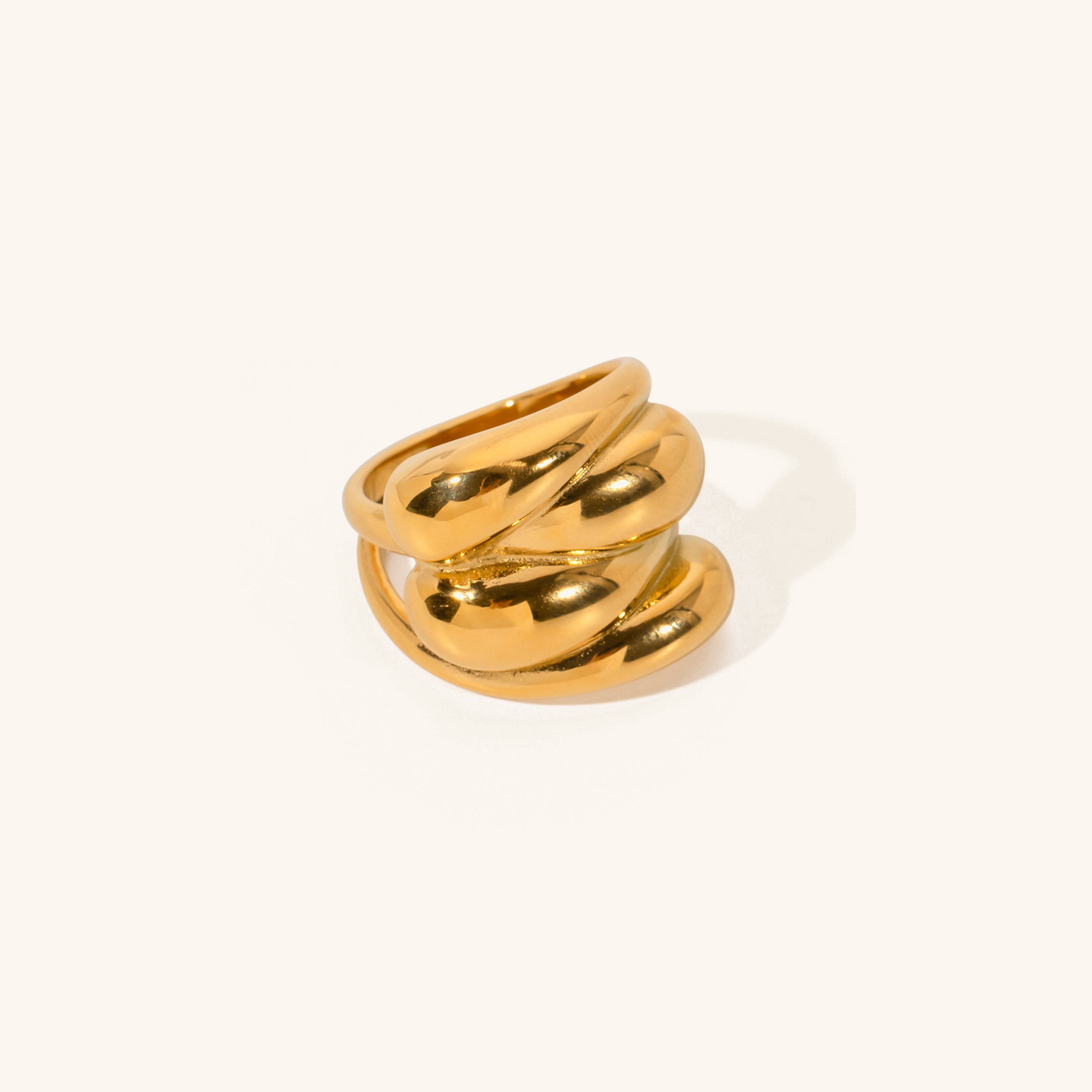 Twisted Gold Band