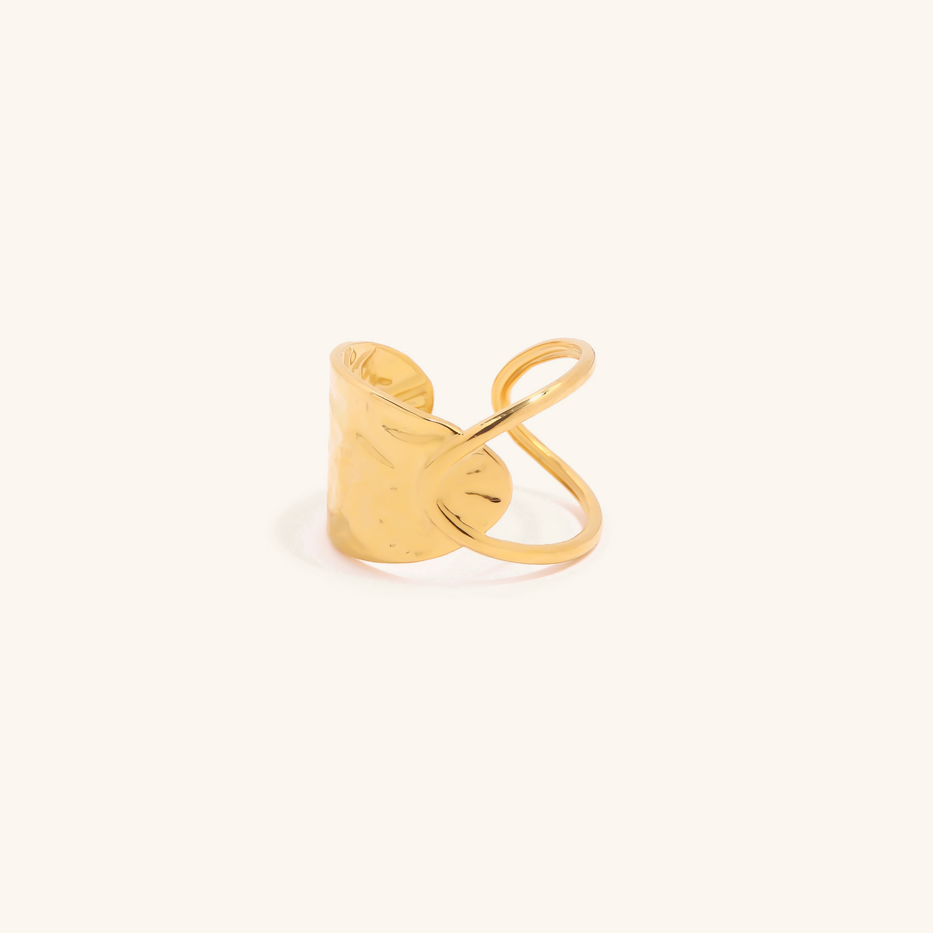 Ethereal Radiance Gold Ring