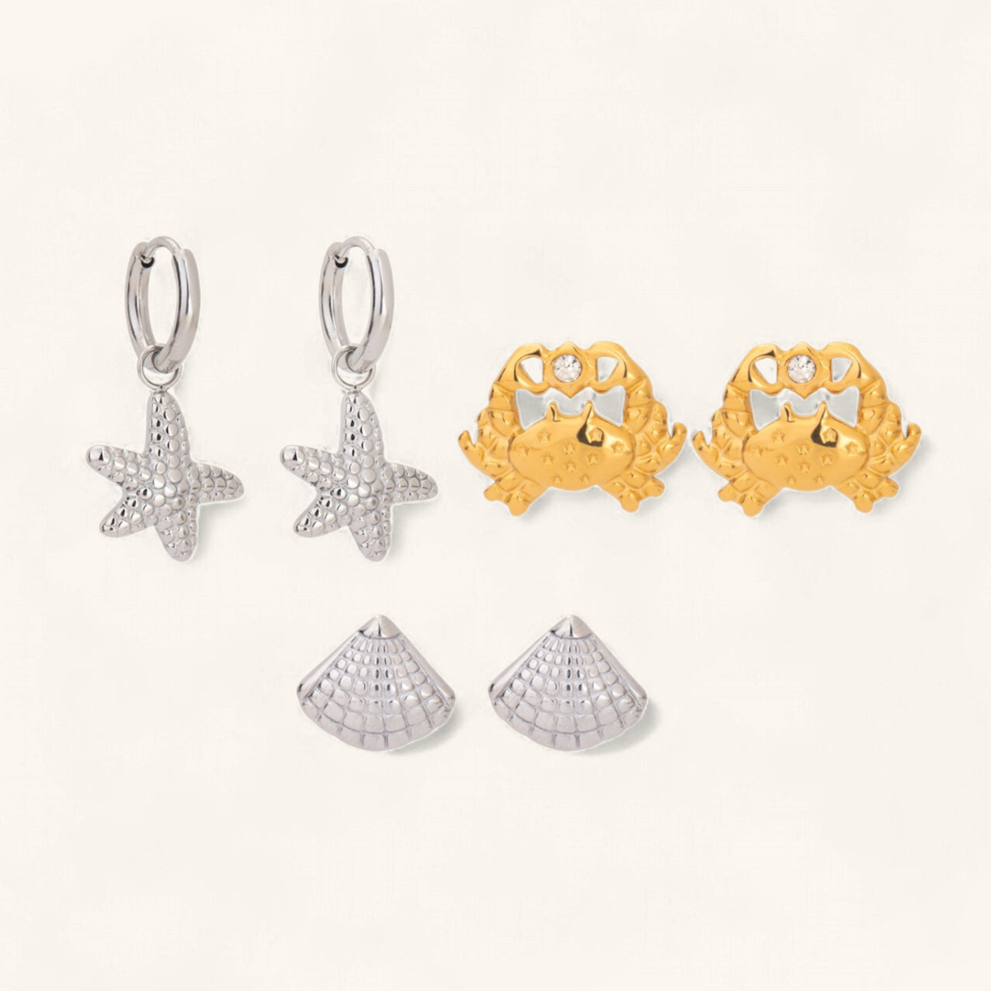 Ocean Breeze Earring Trio