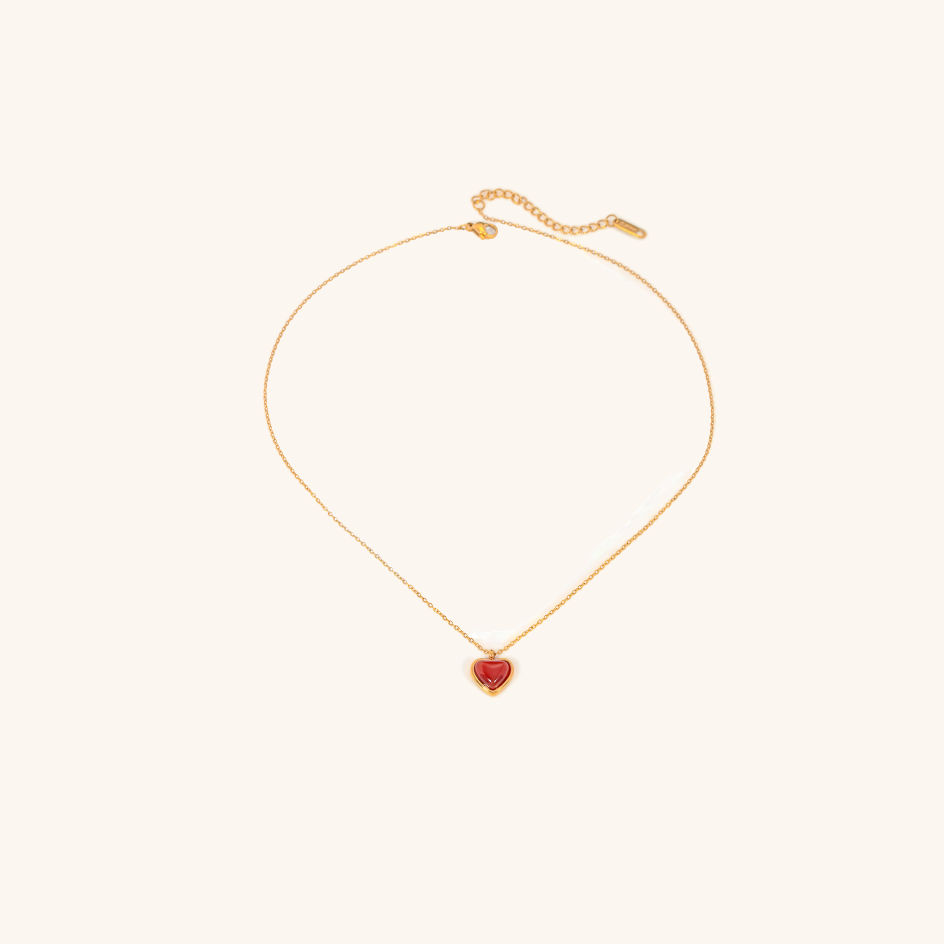 Cecily Radiant Heart Pendant Necklace