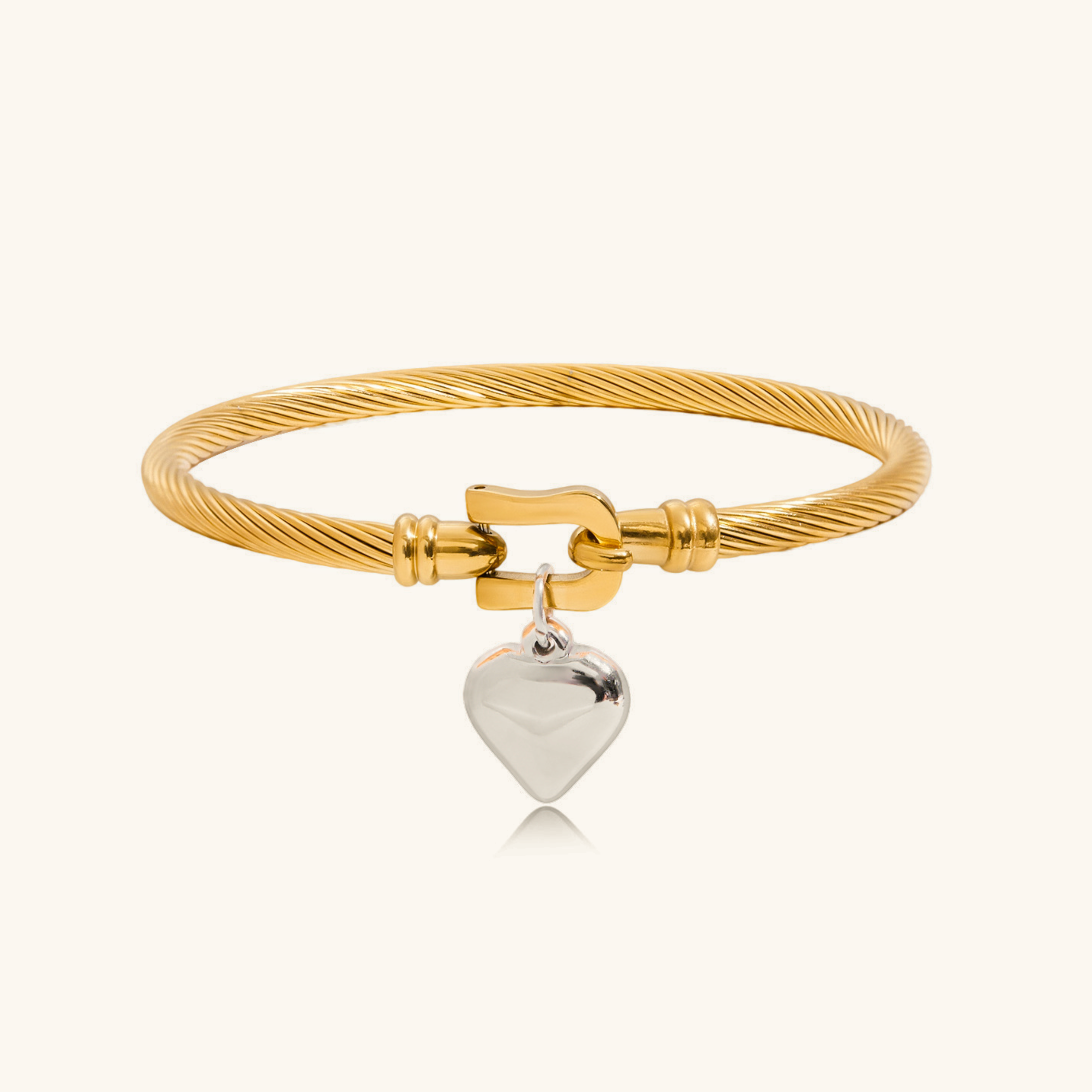 Solenne Gold Coil Bracelet
