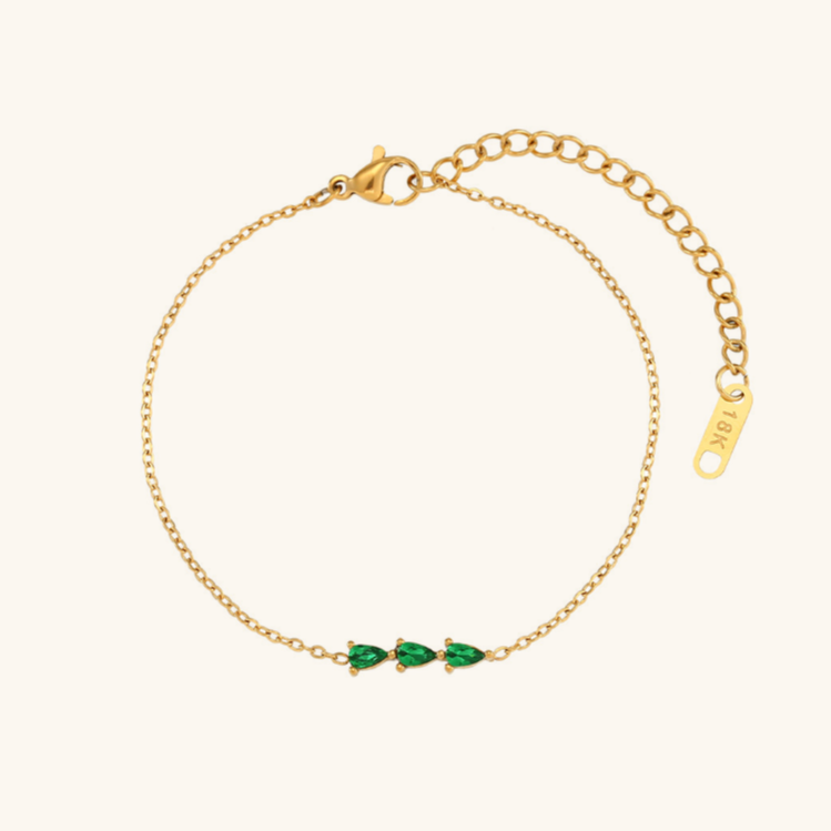 Radiant Teardrop Diamond Bracelet