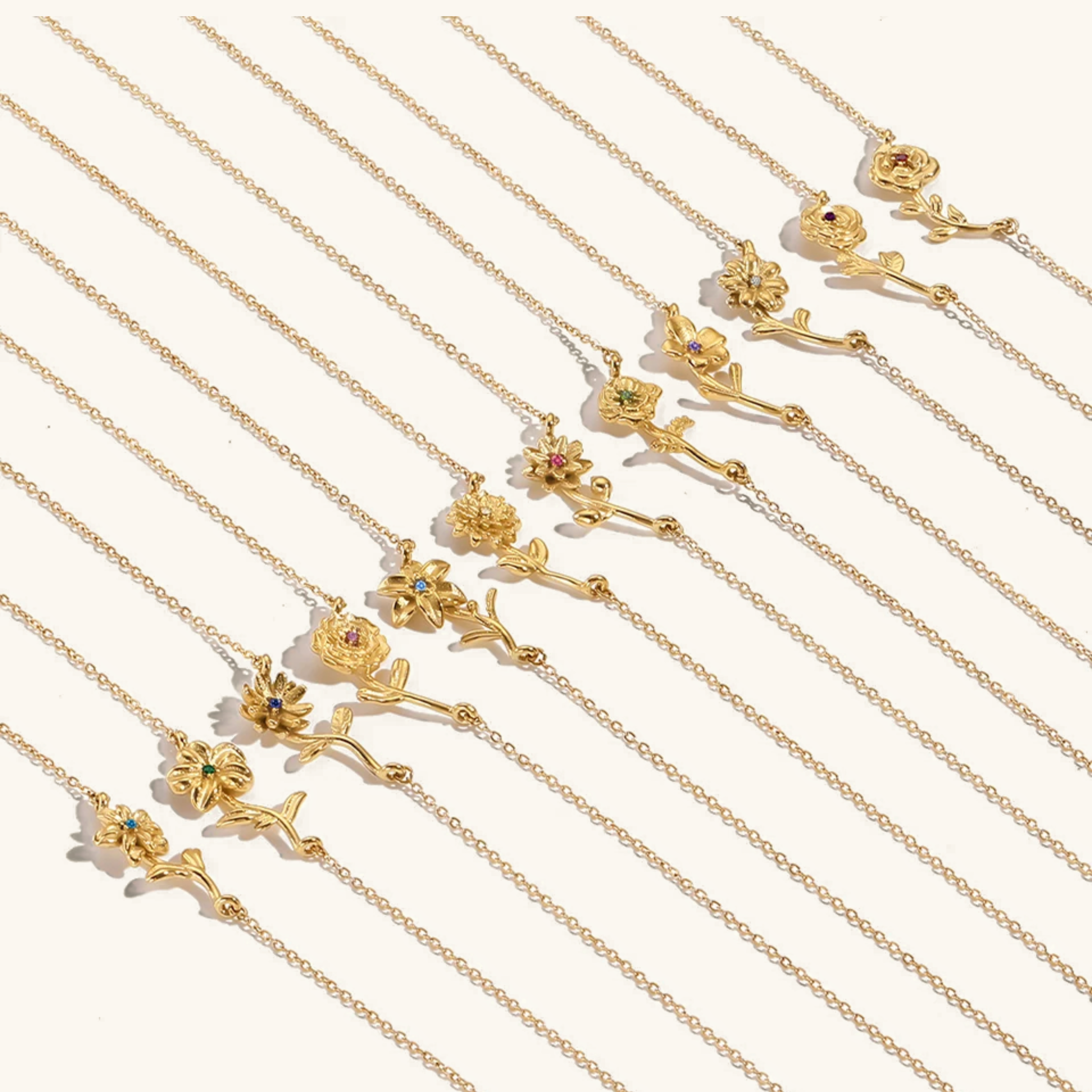 Maribelle Birth Flower Enchanted Necklace