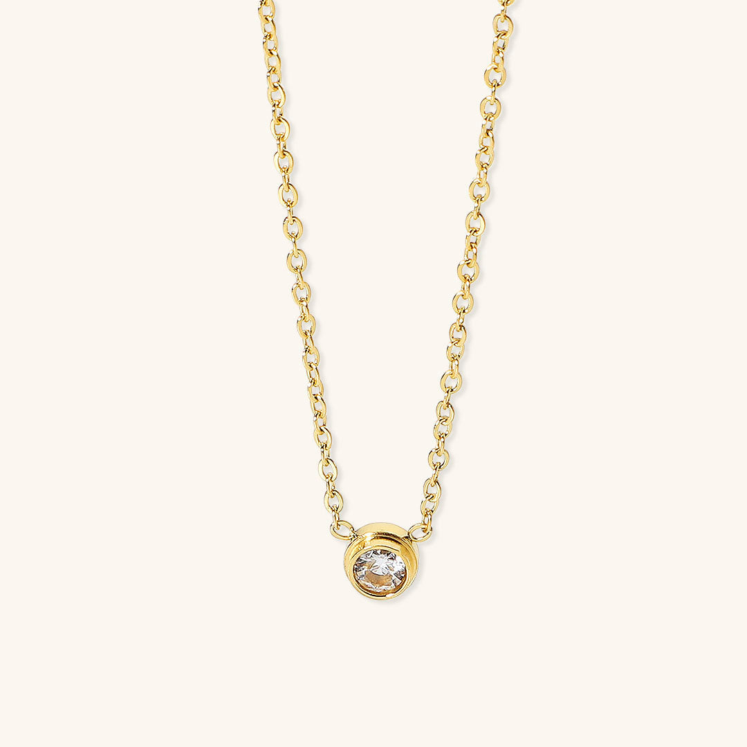 Celestial Sparkle Gold Necklace
