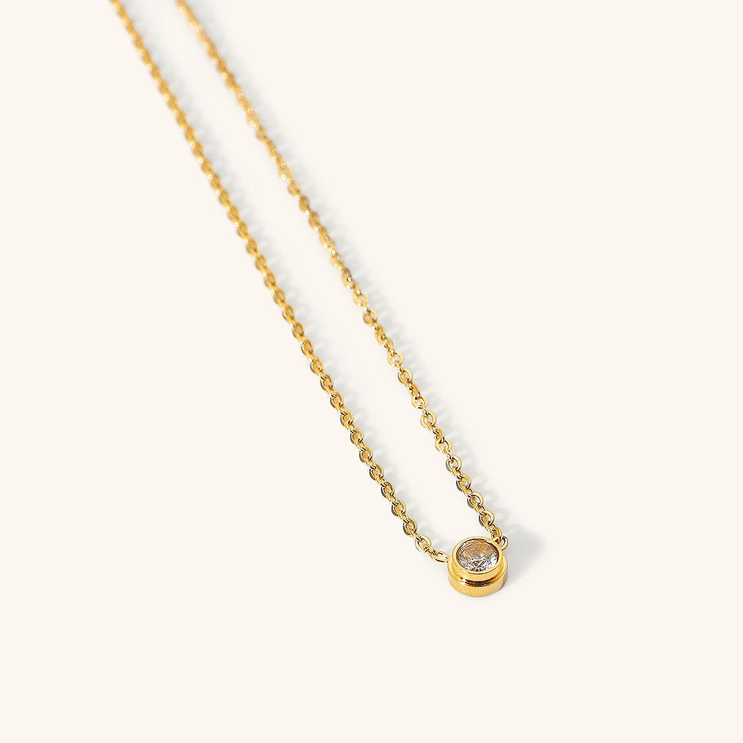 Celestial Sparkle Gold Necklace