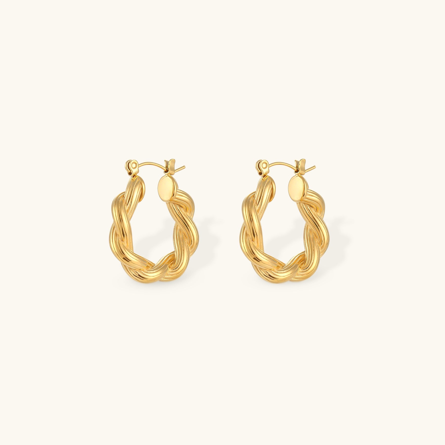 Layla Twisted Hoops