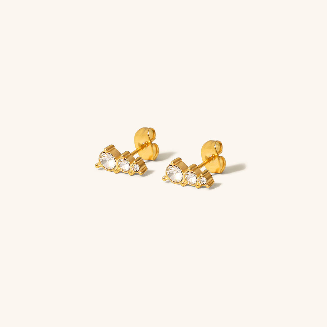 Lira Radiant Gold Earrings