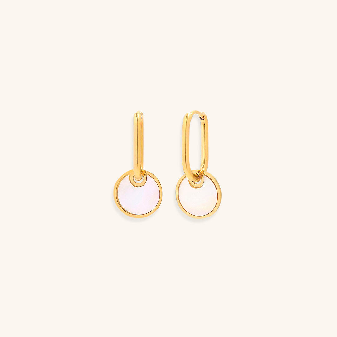 Luminous Gold Hoops