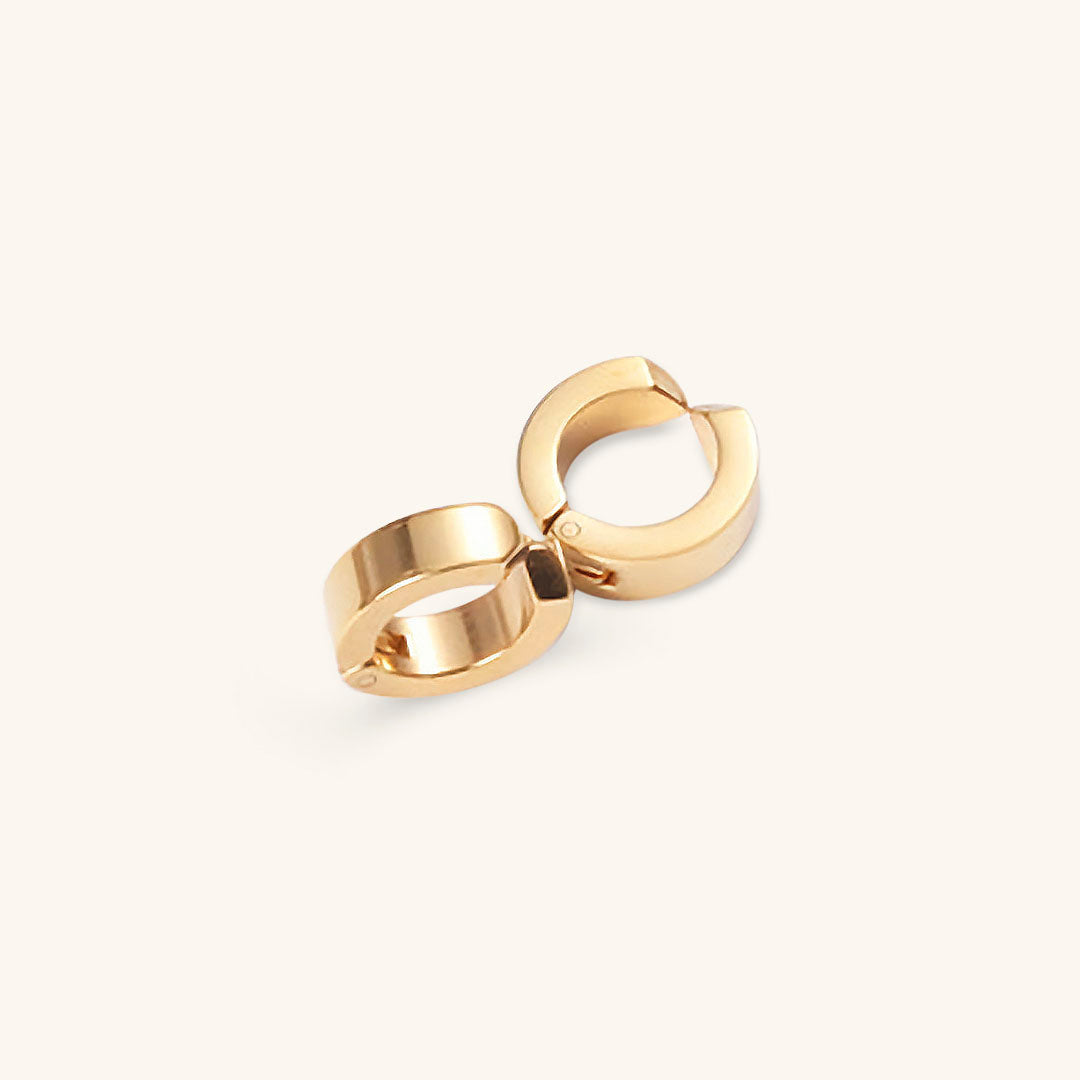 Lucille Sleek Huggie Earrings