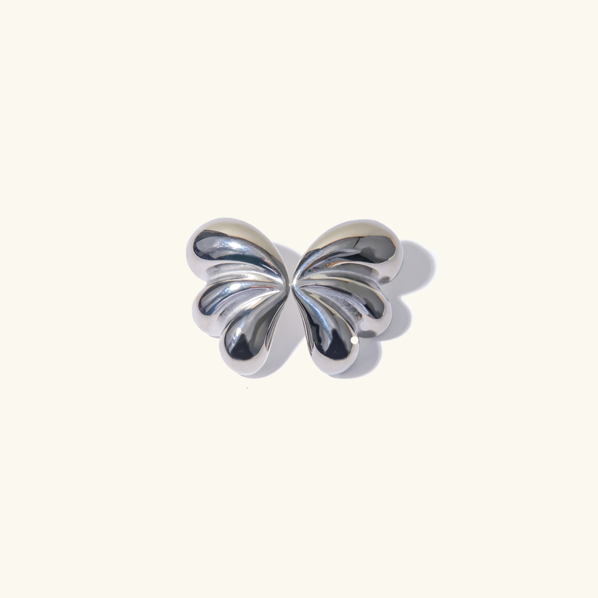 Elegant Gold Butterfly Earrings