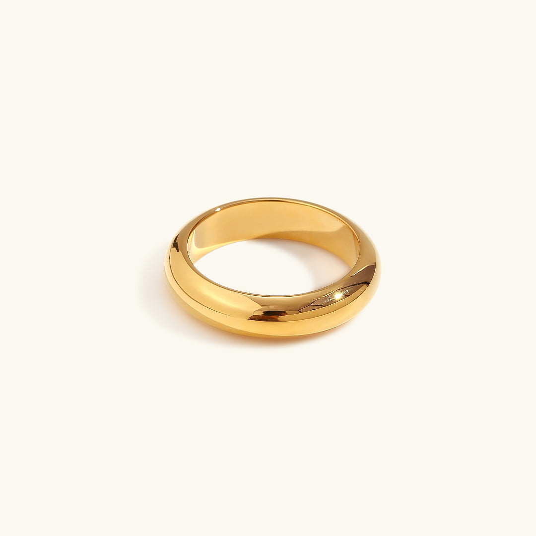 Aura Gold Band Ring