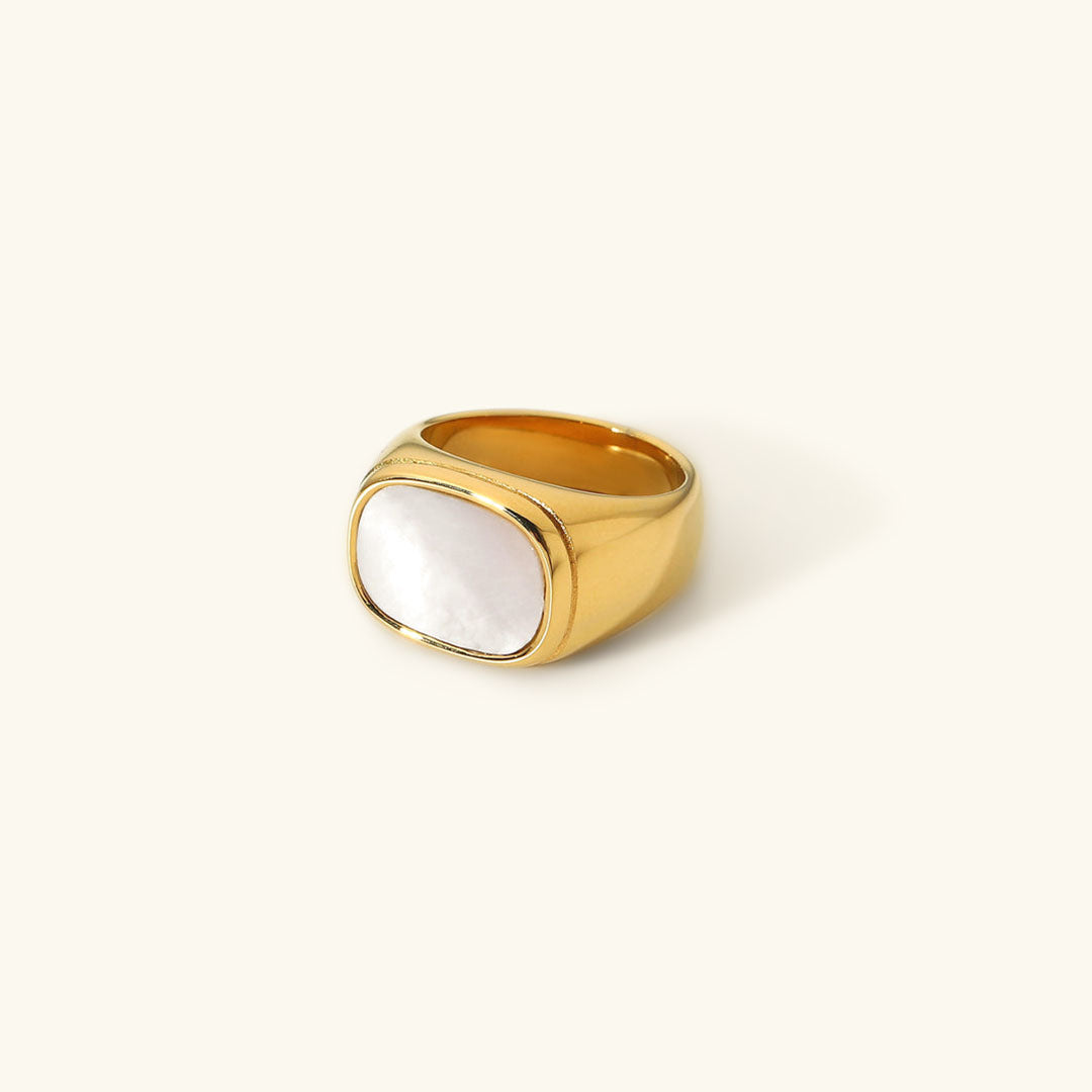Luxe Ocean Gold Ring