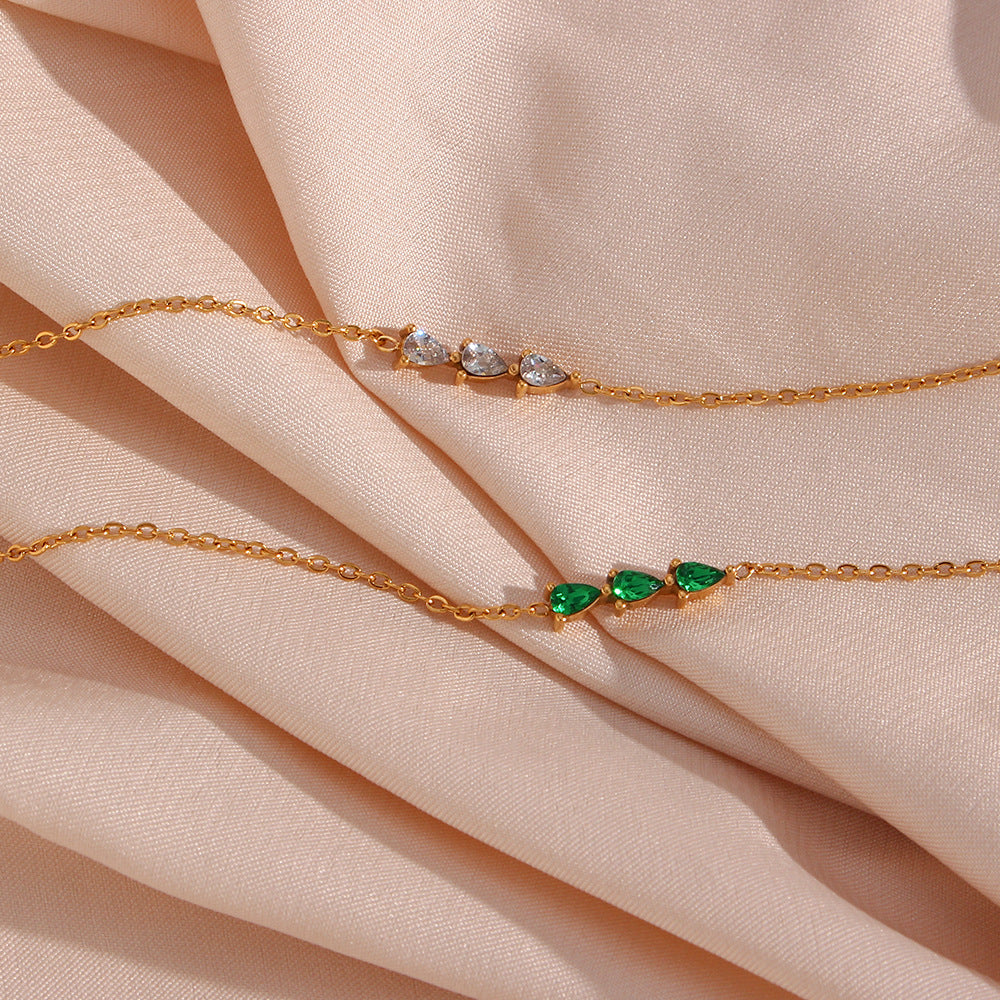 Radiant Teardrop Diamond Bracelet