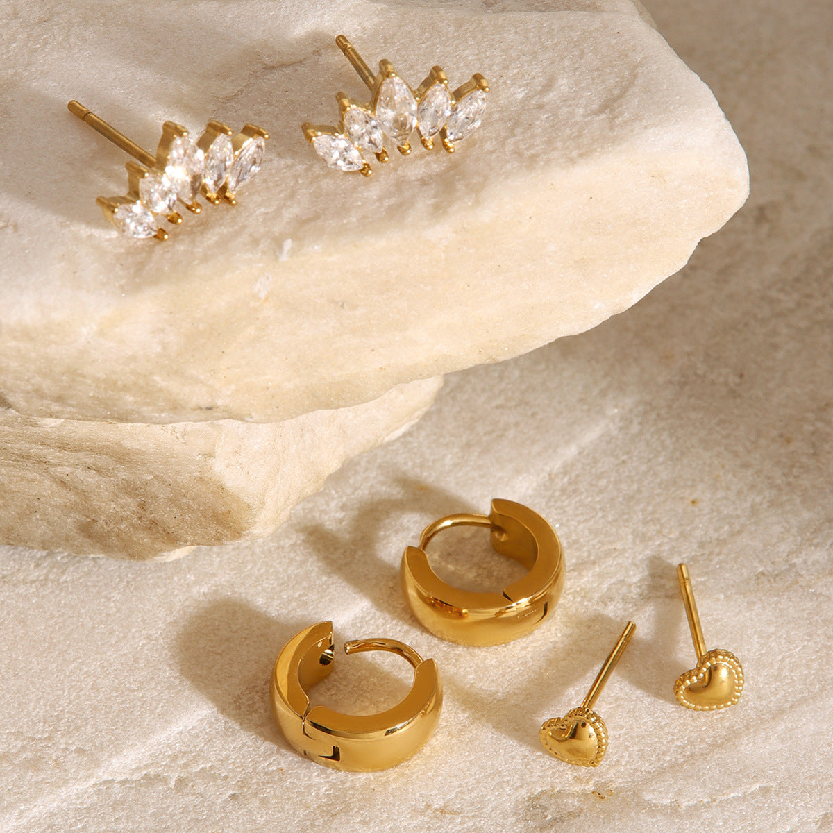 Lyanna Versatile Earring Trio