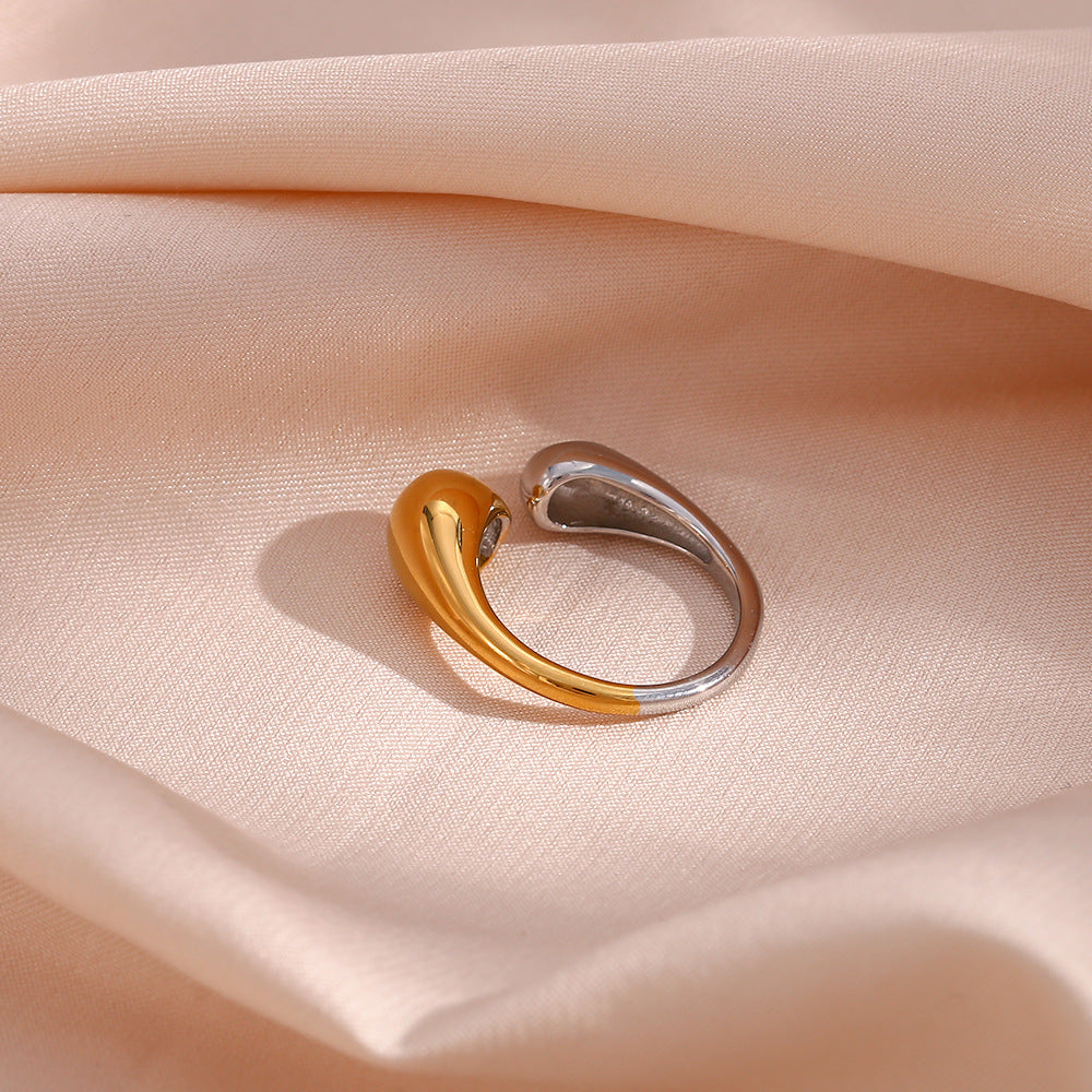 Nova Two-Tone Gold Band