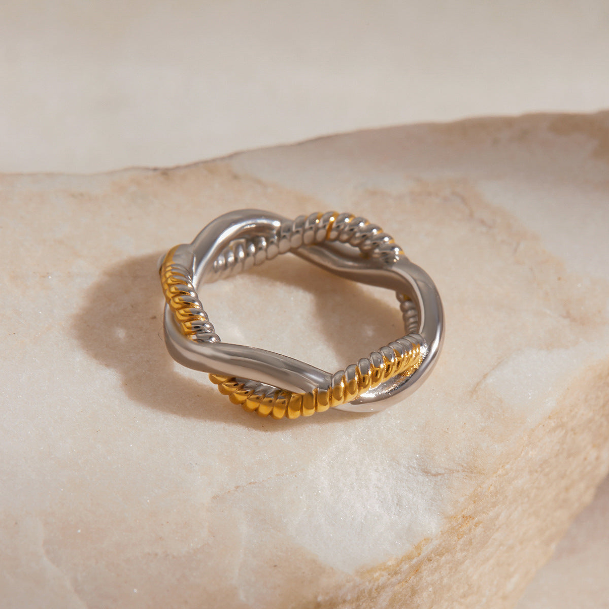 Twisted Elegance Ring