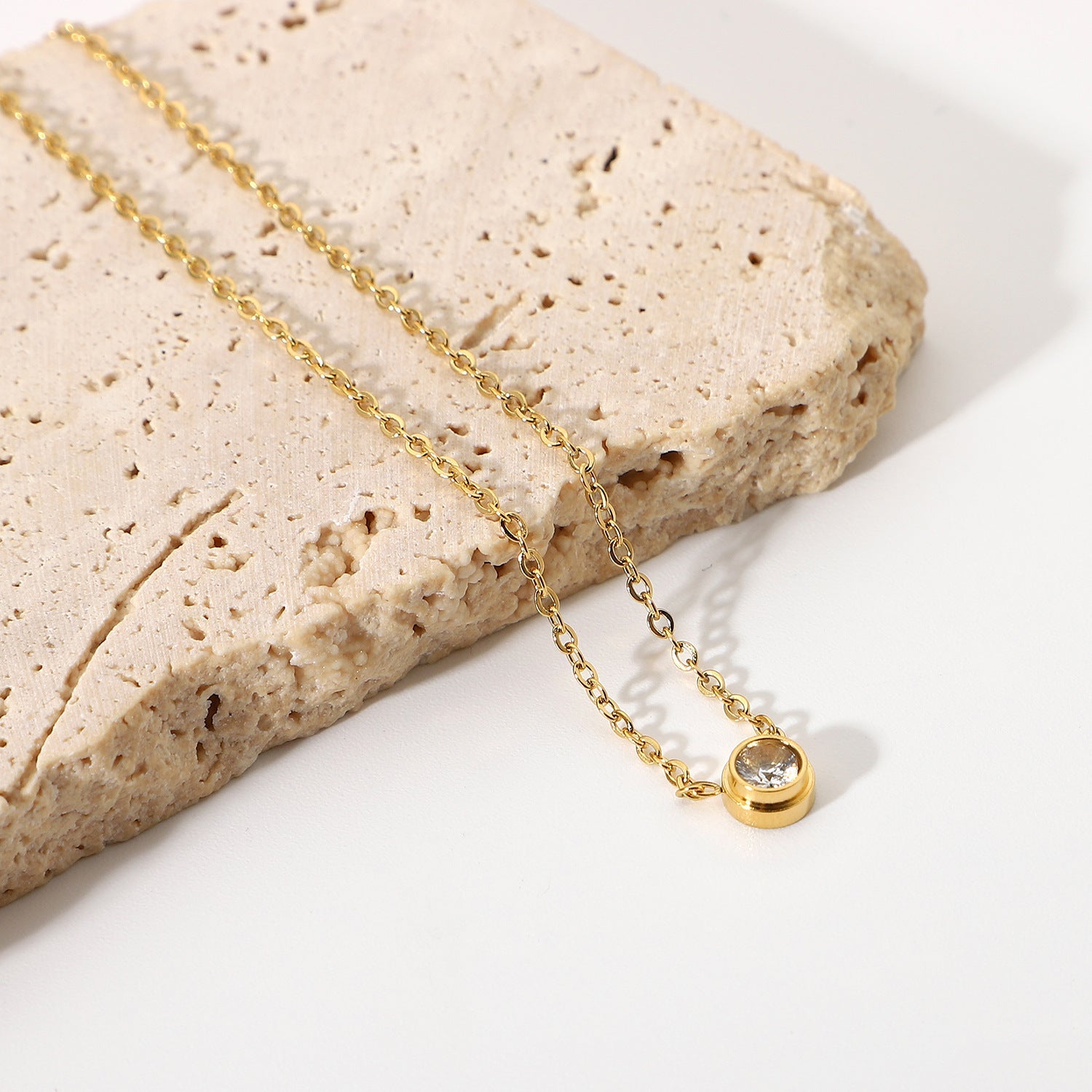 Celestial Sparkle Gold Necklace