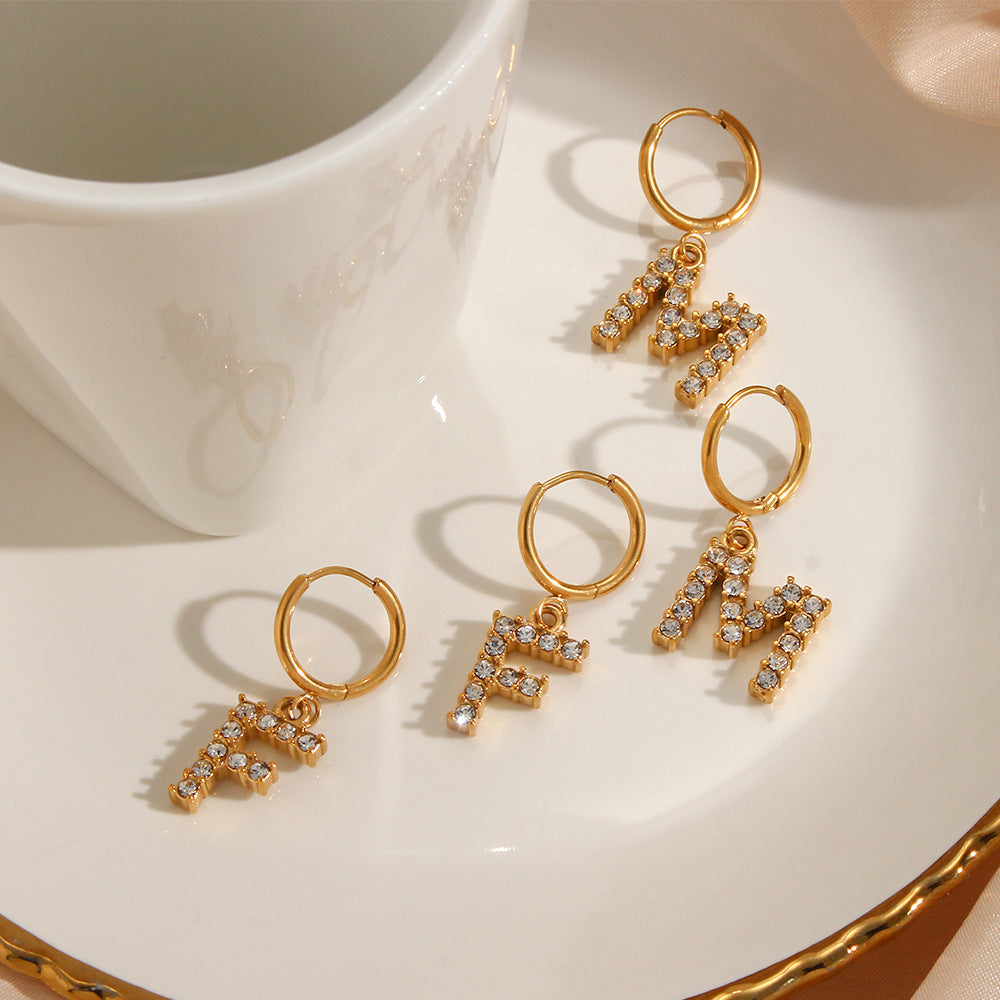 Bespoke Initial Charm Earrings