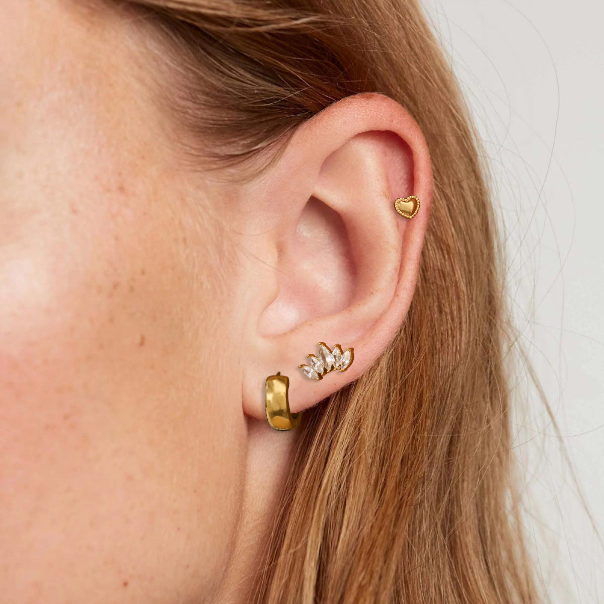 Lyanna Versatile Earring Trio