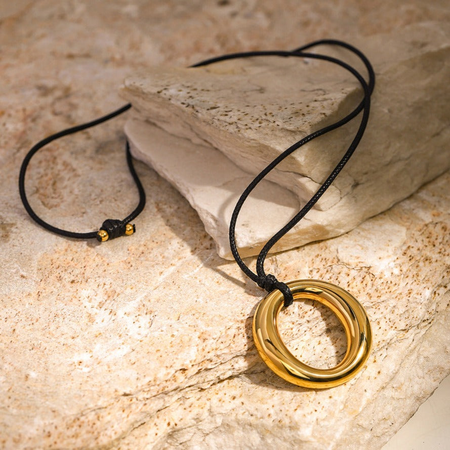 Golden Orbit Necklace