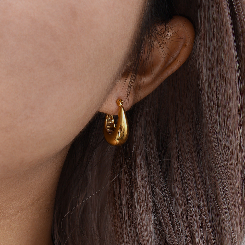 Evie Gold Hoop Earrings
