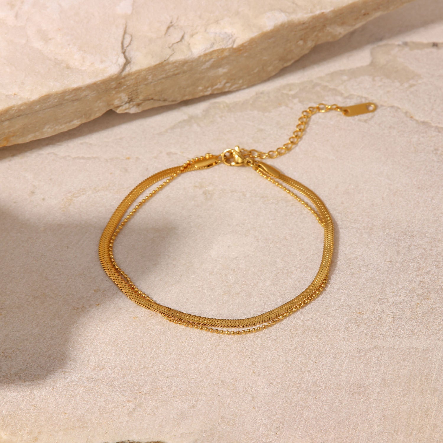 Chic Layered Gold Anklet