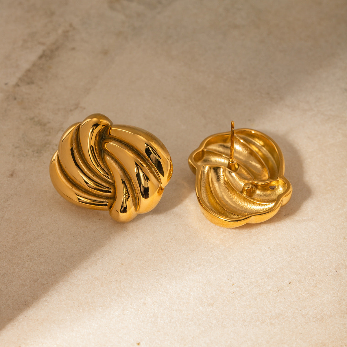 Ethereal Gold Hoop Earrings