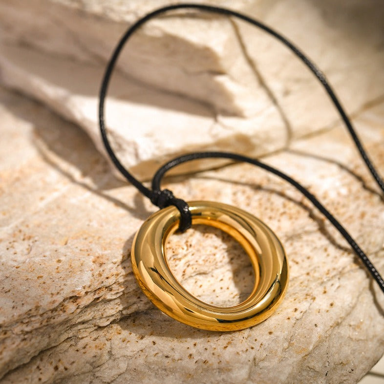 Golden Orbit Necklace