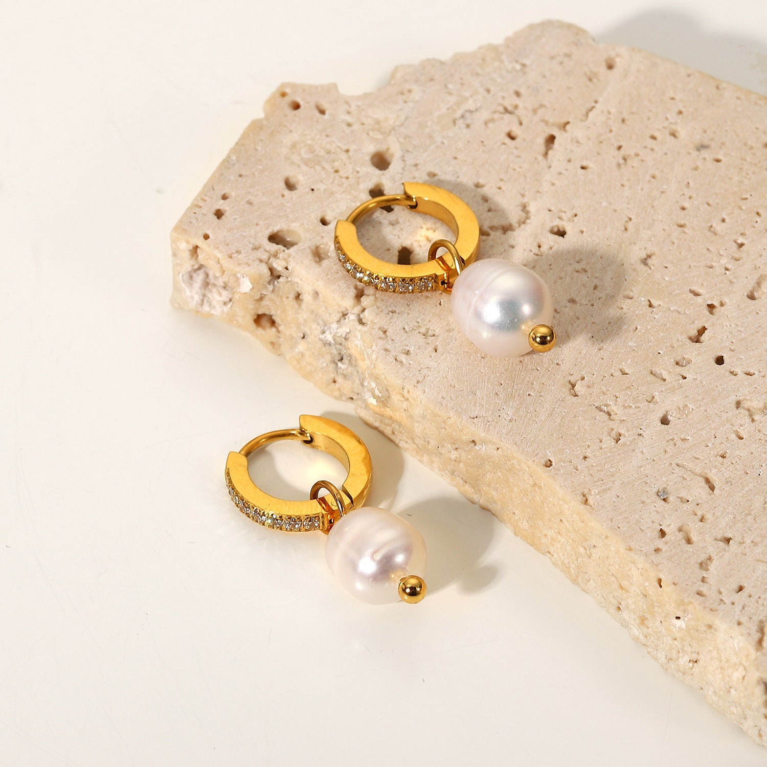 Elegant Pearl Drop Earrings