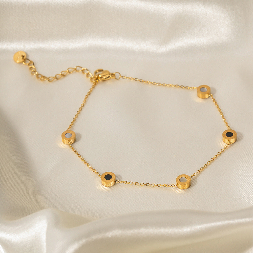 Ethereal Pearl Gold Anklet