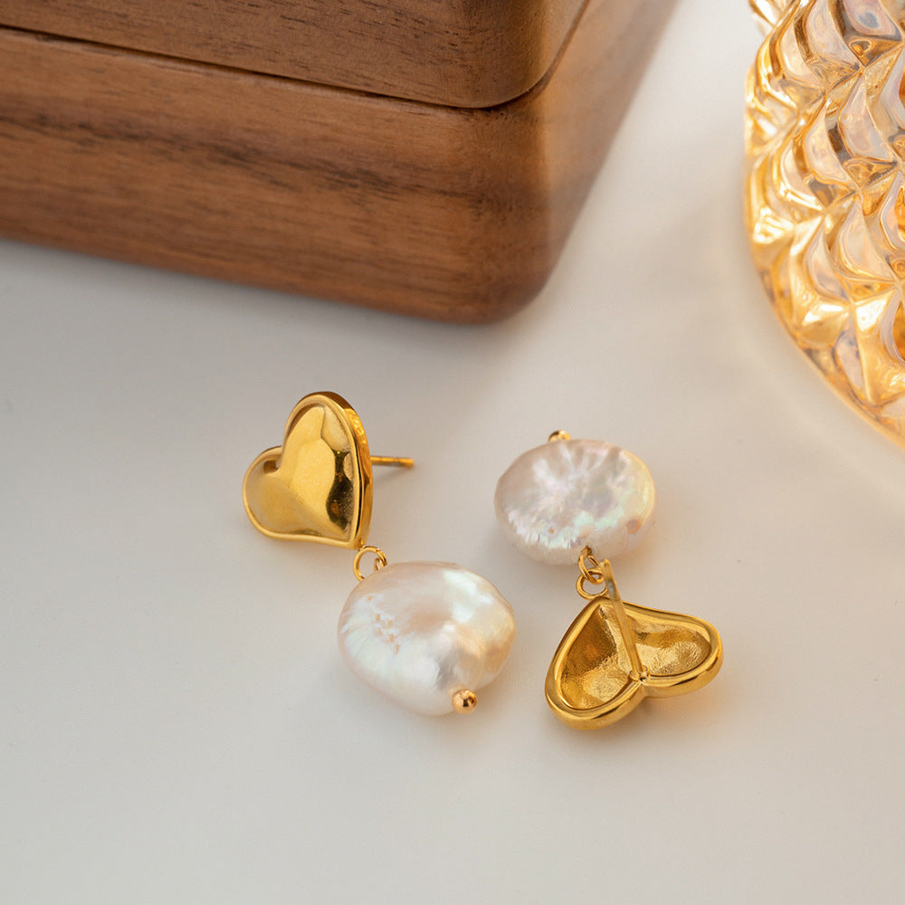 Seaside Charm Pearl Earrings