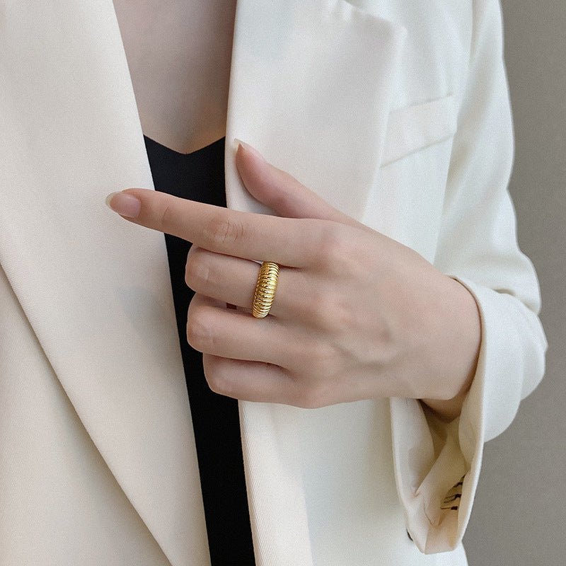Ethereal Gold Band Ring