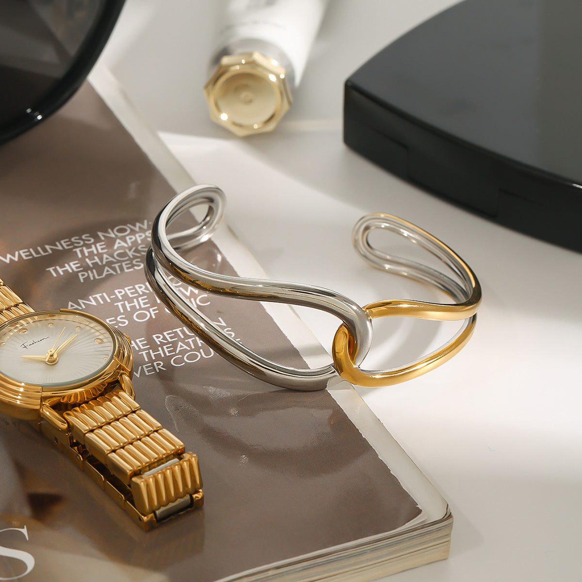 Luxe Gold Harmony Bangle