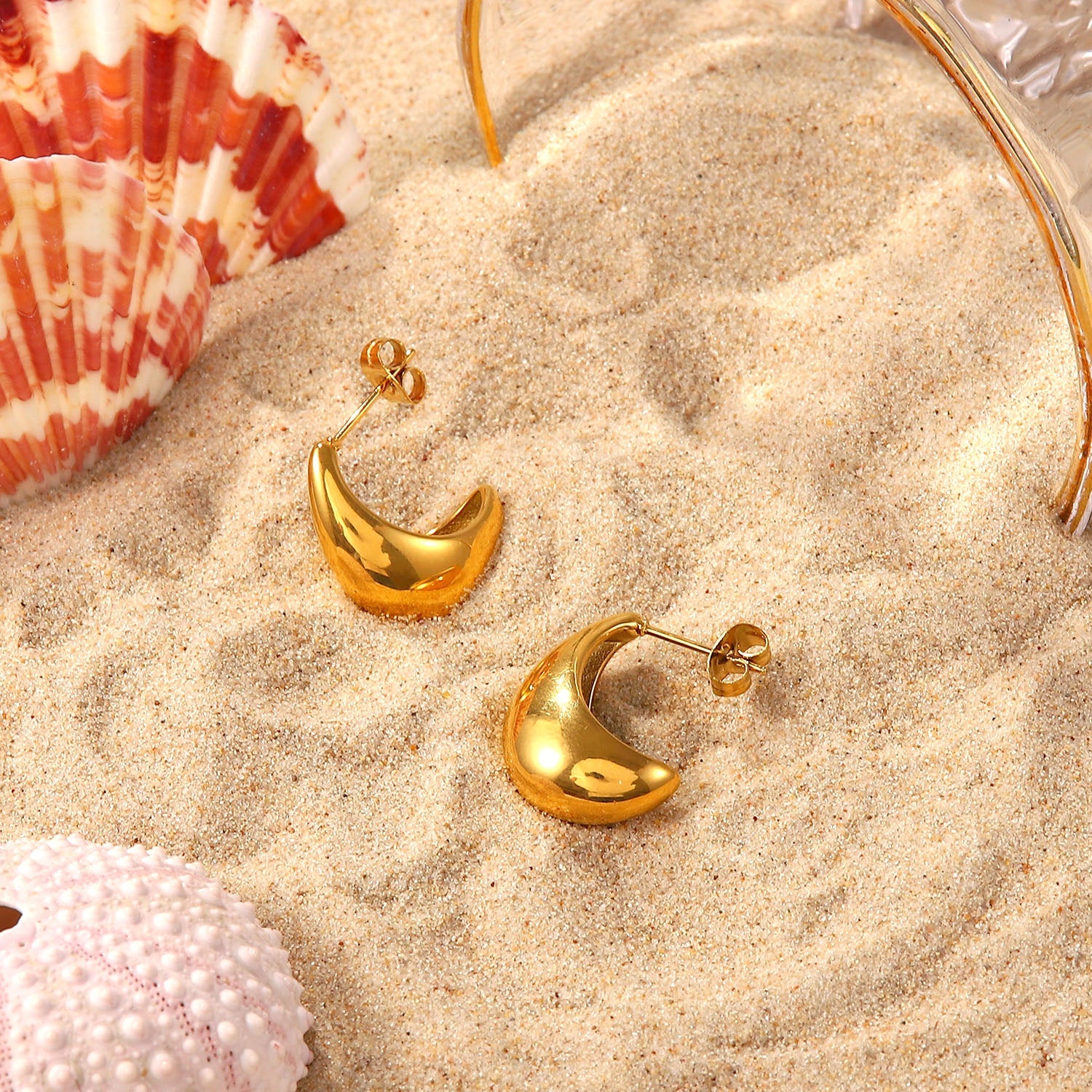 Aura Gold Studs