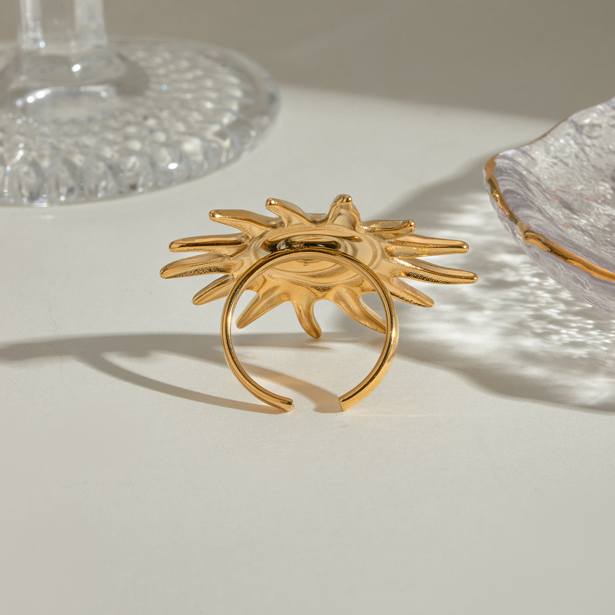Radiant Celestial Sun Ring