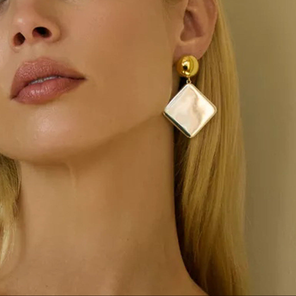 Oceanic Shell Drop Earrings