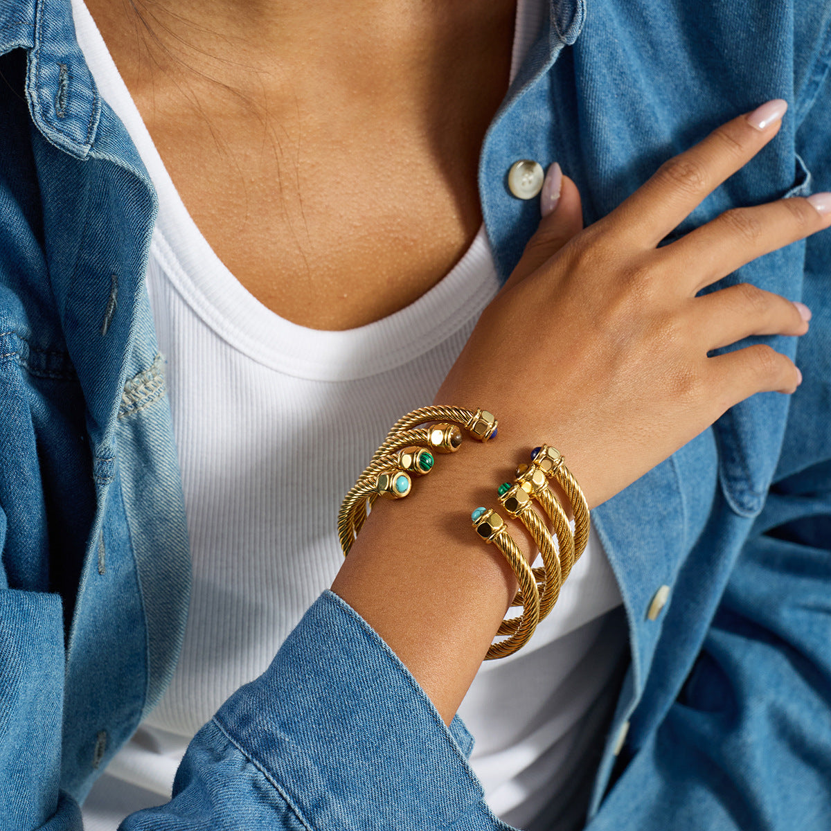 Thea Gemstone Radiance Bracelet