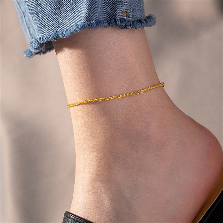 Elegant Gold Chain Anklet