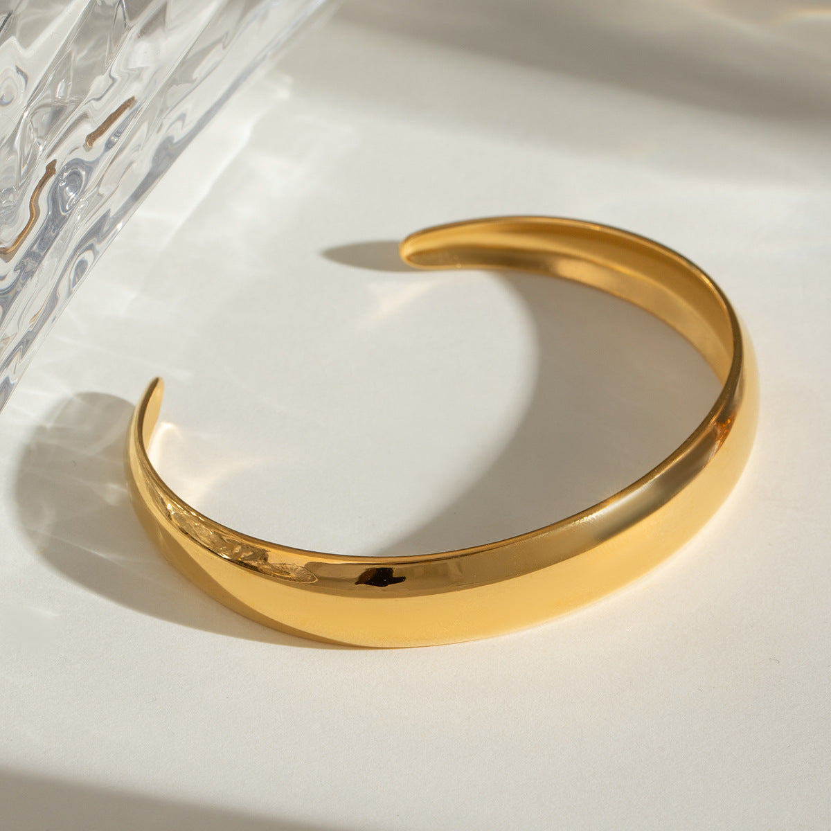 Marissa Golden Bangle - Timeless Elegance