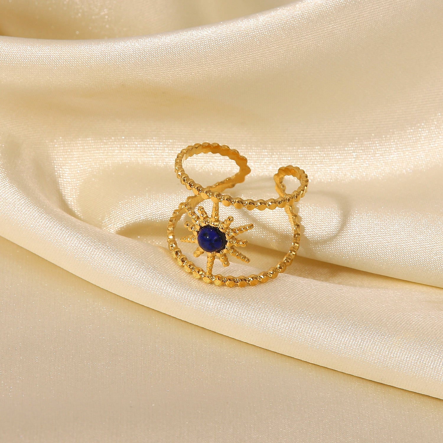 Celestial Sparkle Gold Ring