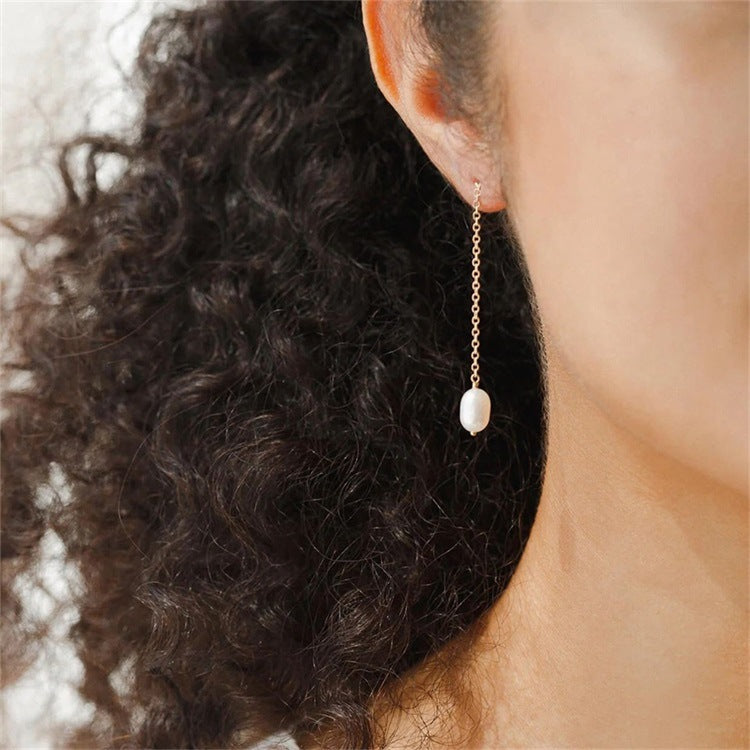 Pearl Drop Elegance Earrings