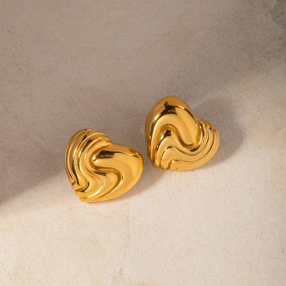 Milena Vintage Heart Earrings
