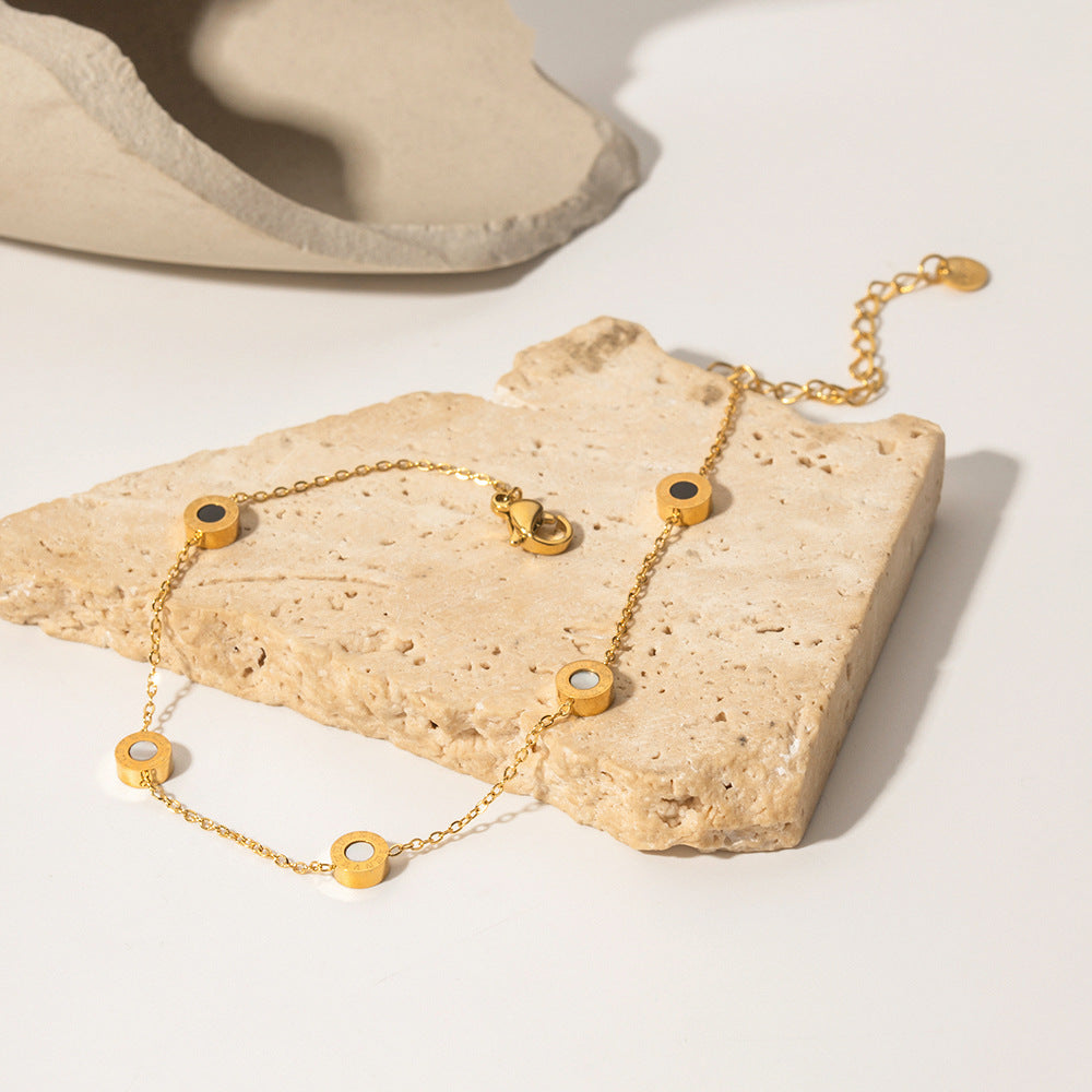Ethereal Pearl Gold Anklet