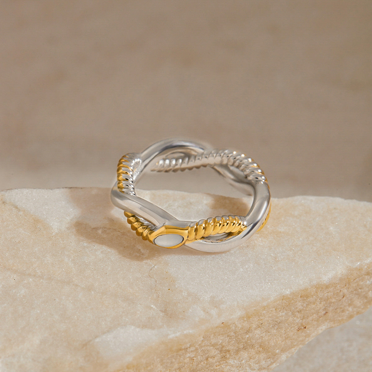 Twisted Elegance Ring