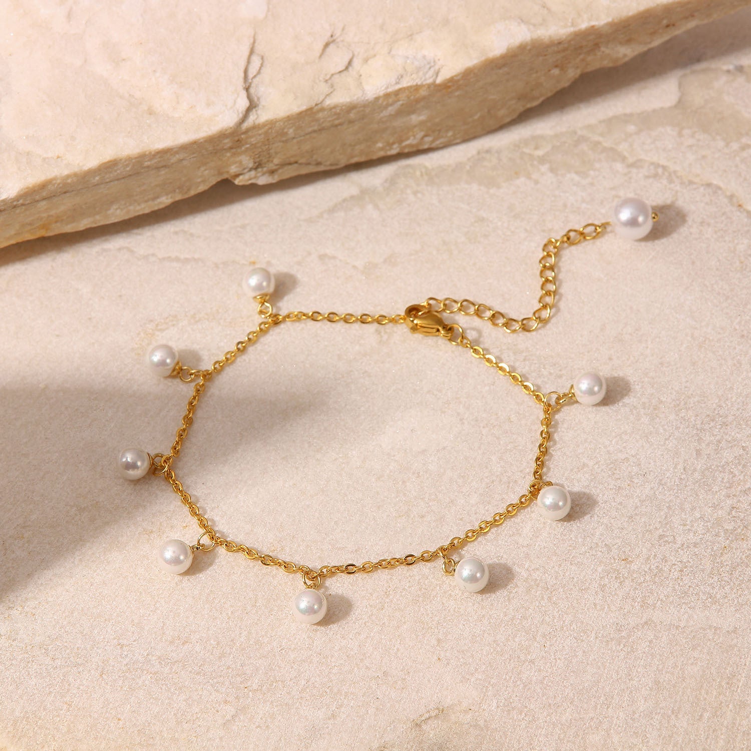 Ocean Whisper Gold Anklet