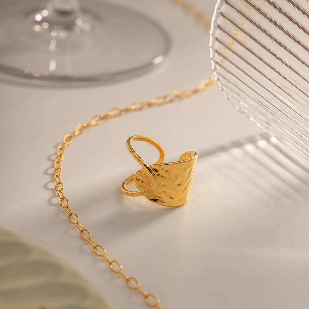 Ethereal Radiance Gold Ring